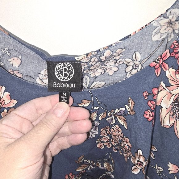 Bobeau Cold Shoulder Blouse - Picture 4 of 5